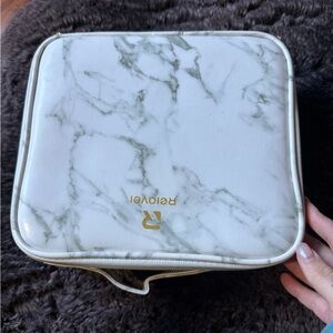 Relavel White Marble Cosmetic Case